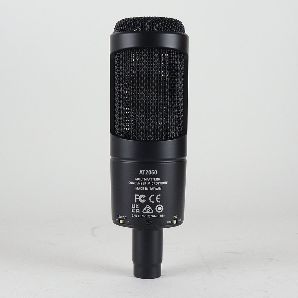 【中古】オーディオテクニカ コンデンサーマイク AUDIO-TECHNICA AT2050 オーテク マイクロフォン 背面