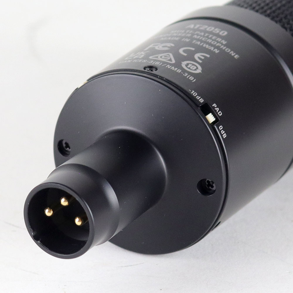 【中古】オーディオテクニカ コンデンサーマイク AUDIO-TECHNICA AT2050 オーテク マイクロフォン コネクタ