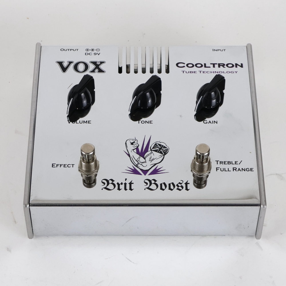 【中古】 エフェクター VOX Brit Boost CT-03BT 真空管内蔵 ブースター オーバードライブ トップ画像