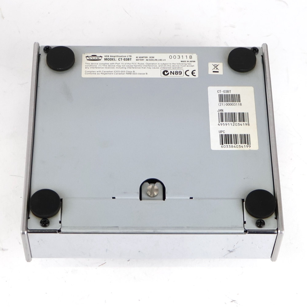 【中古】 エフェクター VOX Brit Boost CT-03BT 真空管内蔵 ブースター オーバードライブ ボトム画像
