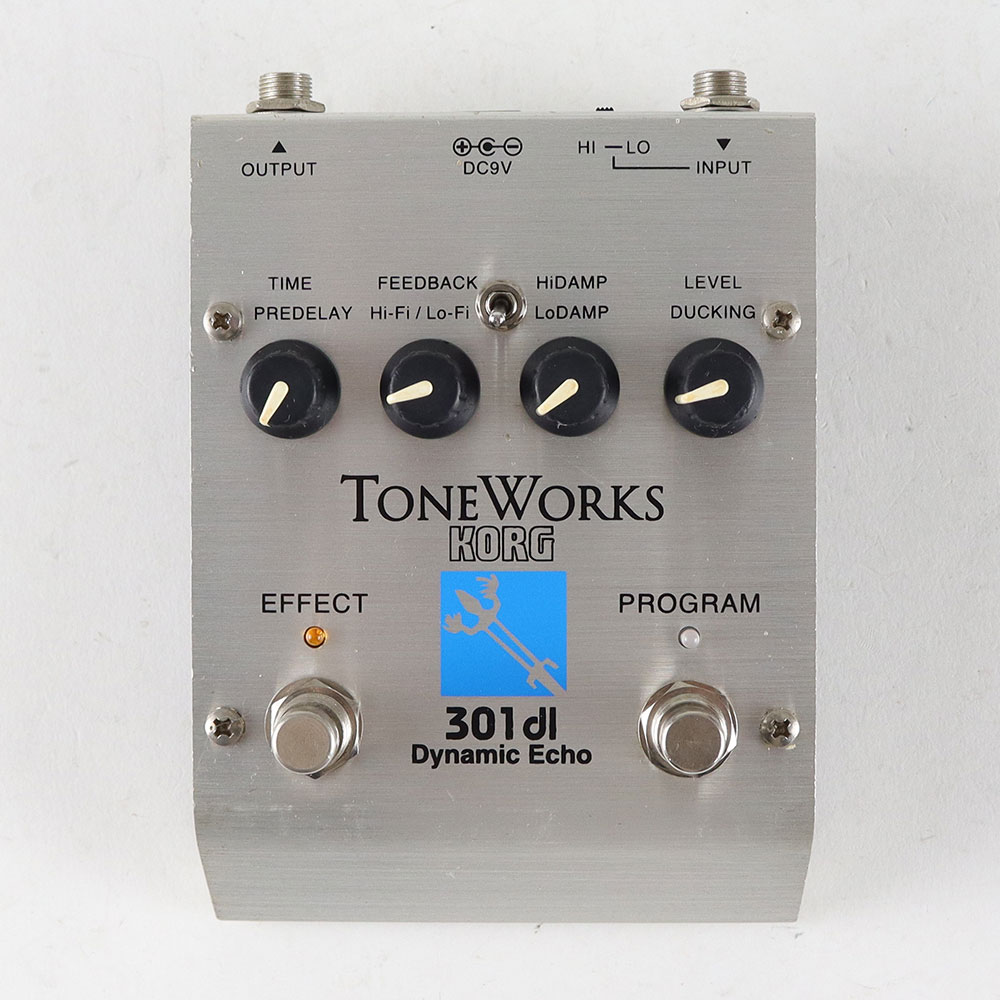【中古】 ダイナミックエコー エフェクター KORG TONEWORKS 301dl Dynamic Echo エコー ディレイ ギターエフェクター