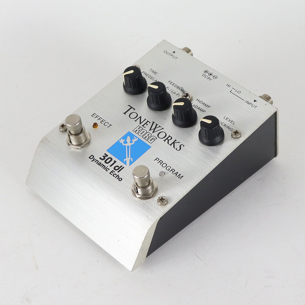 【中古】 ダイナミックエコー エフェクター KORG TONEWORKS 301dl Dynamic Echo エコー ディレイ ギターエフェクター 全体