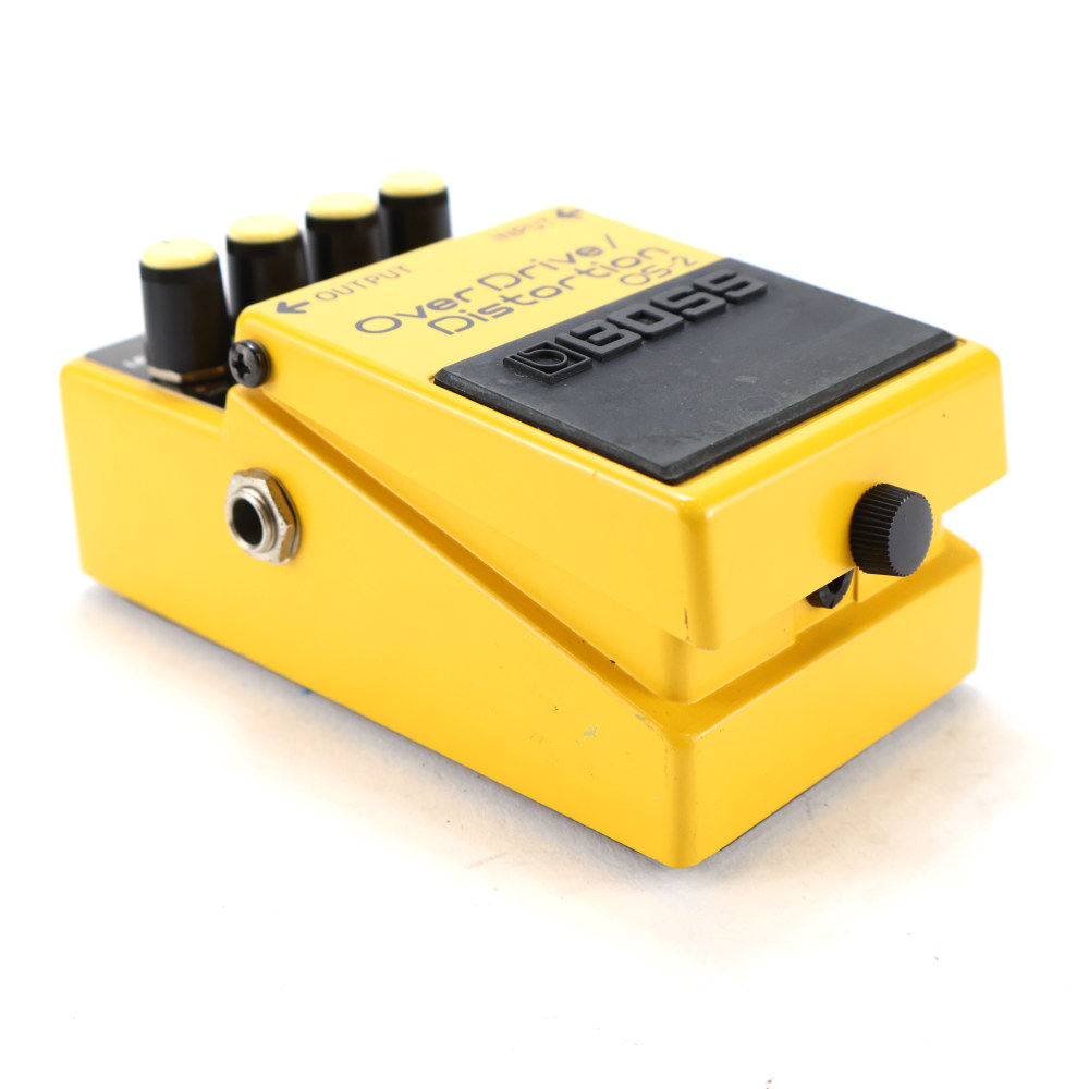 【中古】オーバードライブ ディストーション エフェクター BOSS OS-2 OverDrive Distortion ギターエフェクター 斜めアングル画像
