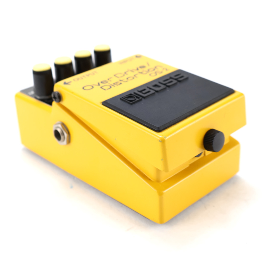 【中古】オーバードライブ ディストーション エフェクター BOSS OS-2 OverDrive Distortion ギターエフェクター 斜めアングル画像