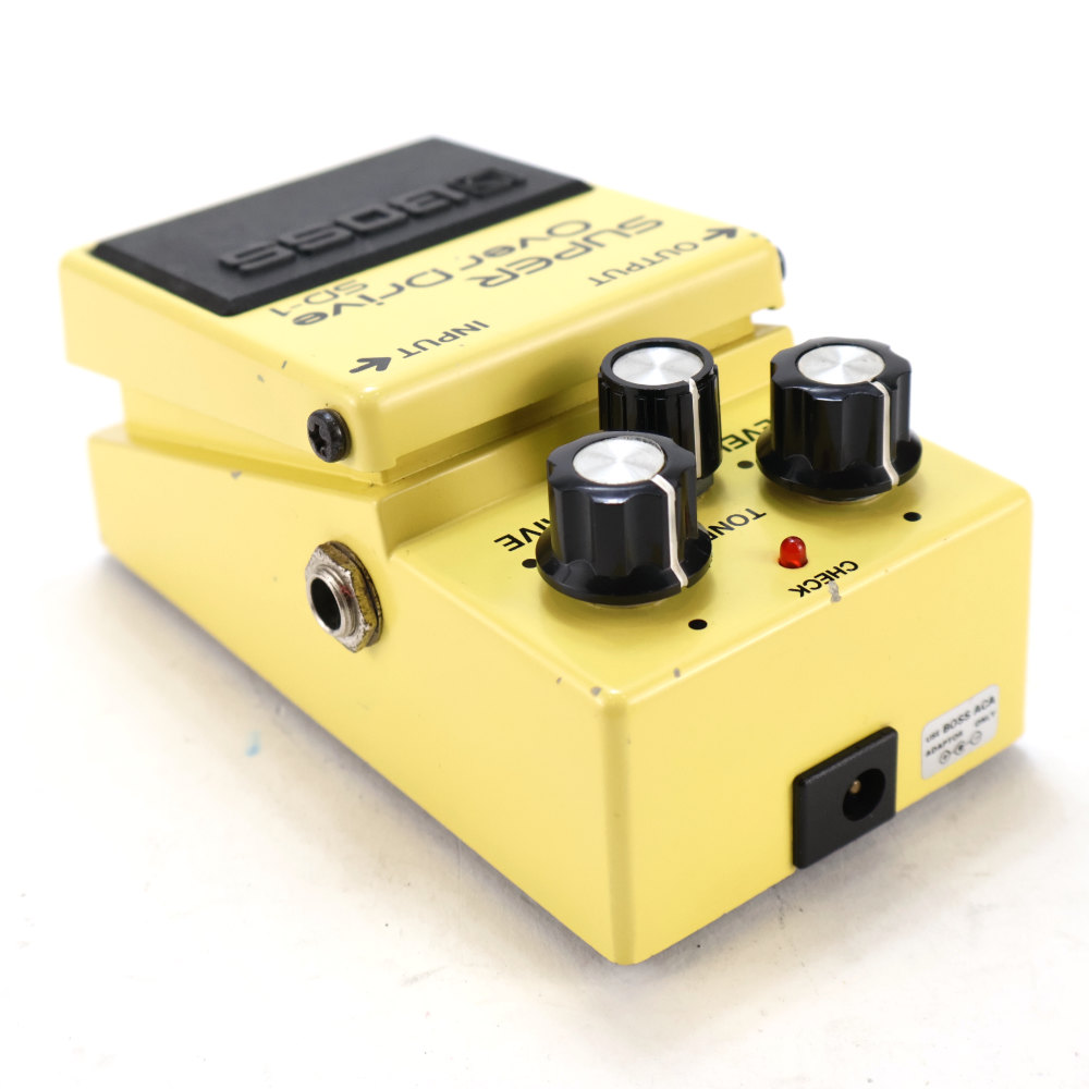 【中古】 エフェクター BOSS SD-1 SUPER OVER DRIVE ボス スーパーオーバードライブ リア斜めアングル画像