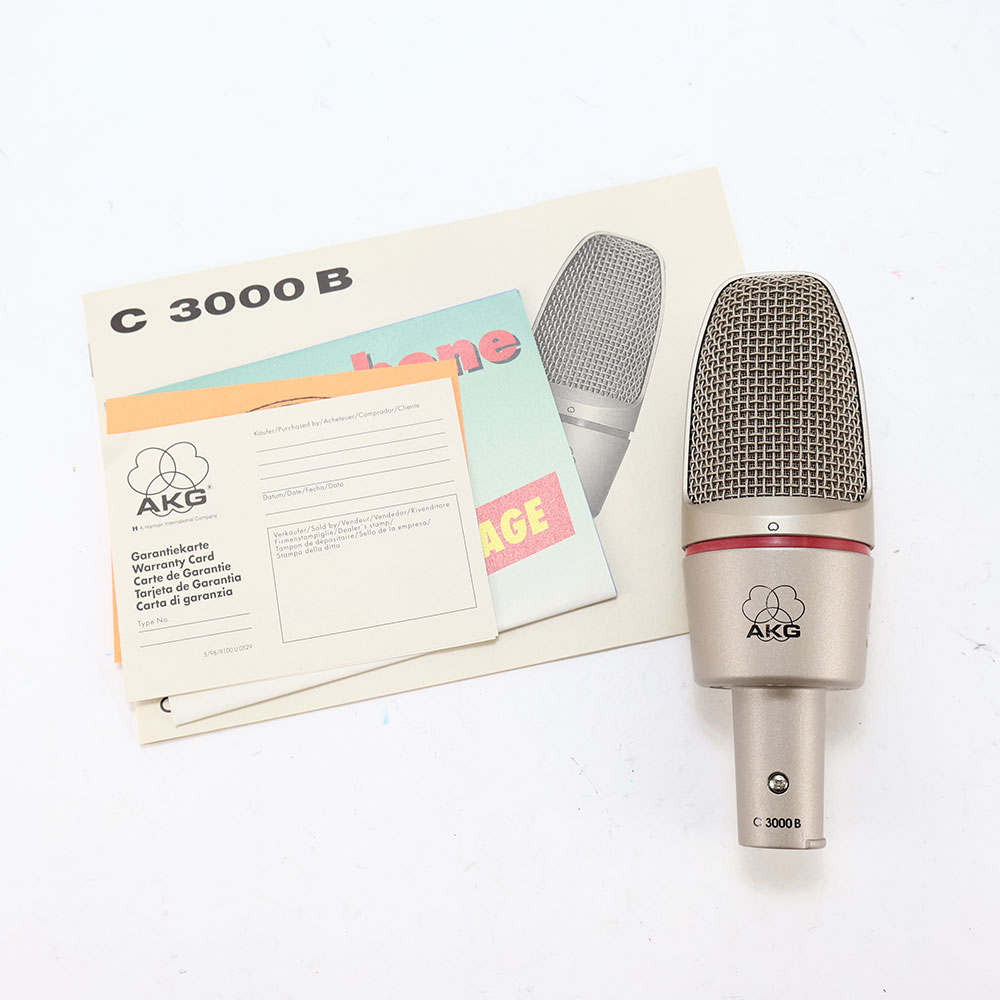 【中古】 マイク  コンデンサーマイク AKG C3000B アーカーゲー  アカゲ オーストリア製