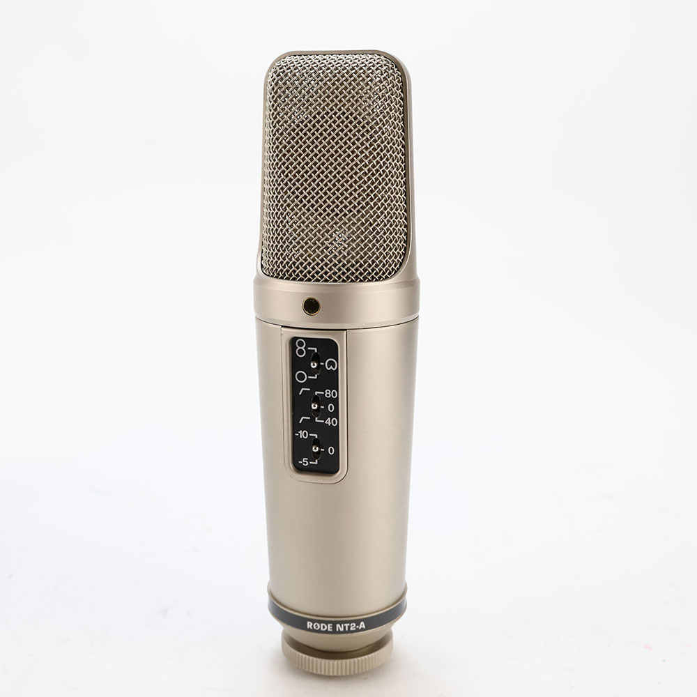 【中古】 マイク コンデンサーマイク RODE NT2-A マイクロフォン 正面