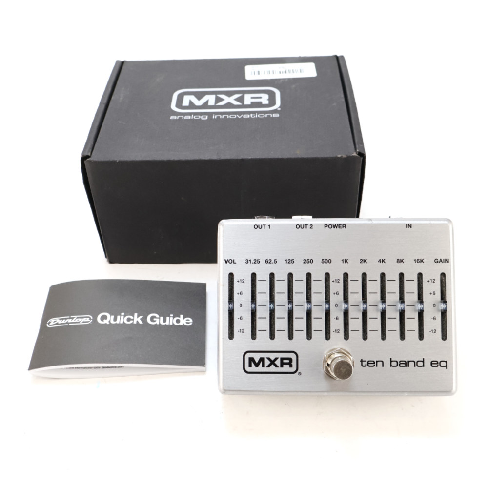 【中古】 MXR グラフィックイコライザー エフェクター M108S 10 Band Graphic EQ アダプター欠品 18V駆動 ギターエフェクター M-108S