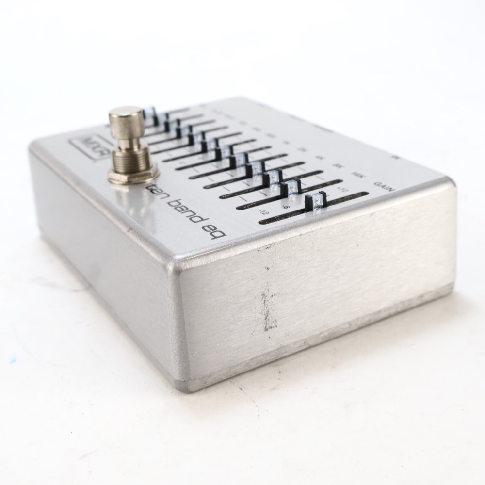 【中古】 MXR グラフィックイコライザー エフェクター M108S 10 Band Graphic EQ アダプター欠品 18V駆動 ギターエフェクター M-108S サイド画像