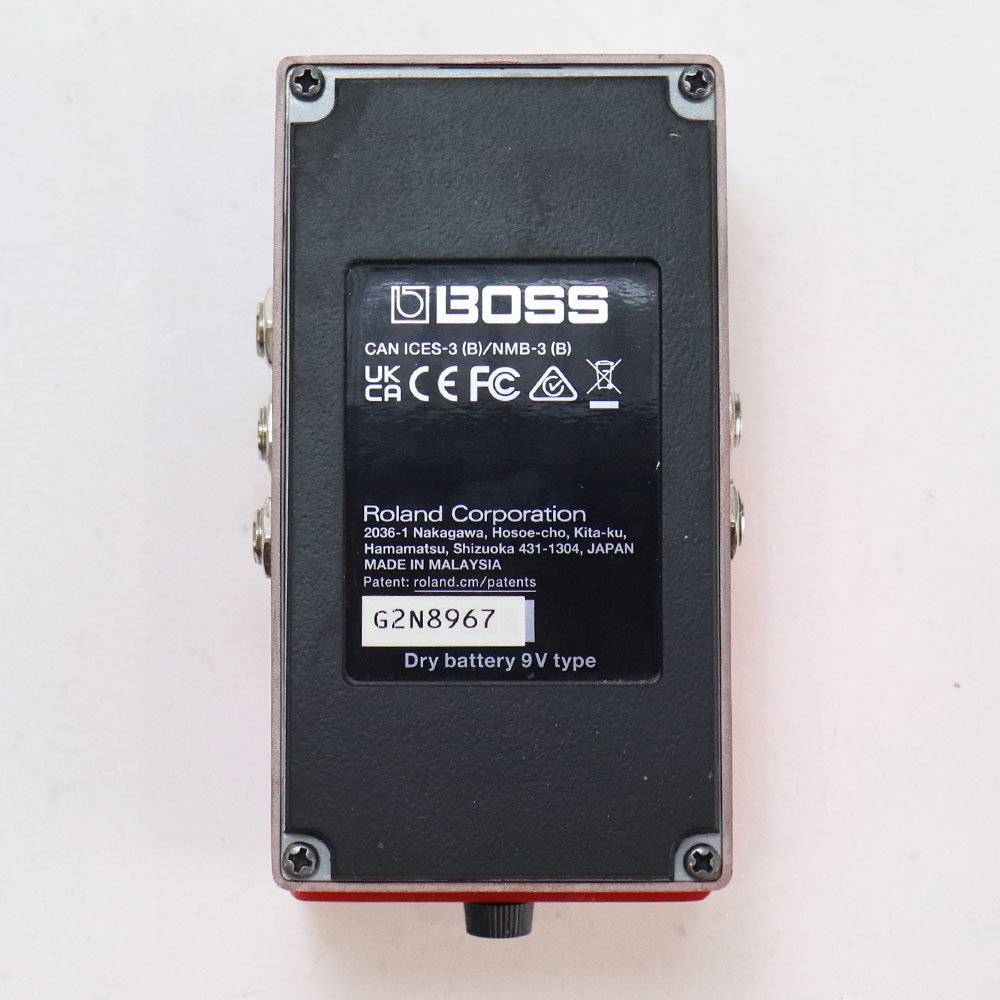 【中古】 ループステーション エフェクター BOSS RC-1 Loop Station ボス ギターエフェクター 裏面