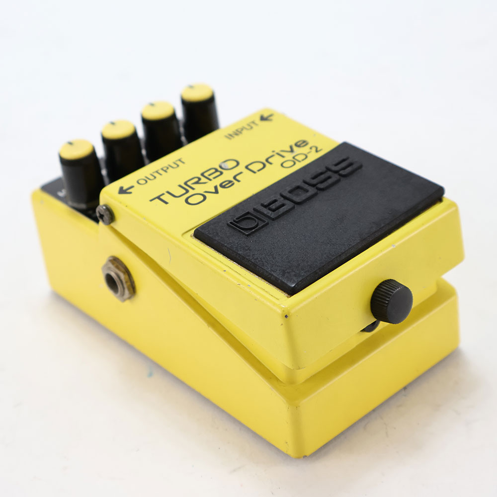 【中古】ターボオーバードライブ エフェクター BOSS OD-2 TURBO OverDrive Made in Japan ボス ギターエフェクター 全体