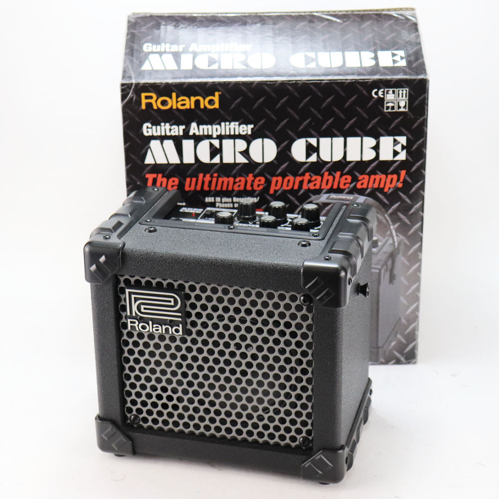 【中古】 ギターアンプ Roland ローランド MICRO CUBE BLACK コンボアンプ
