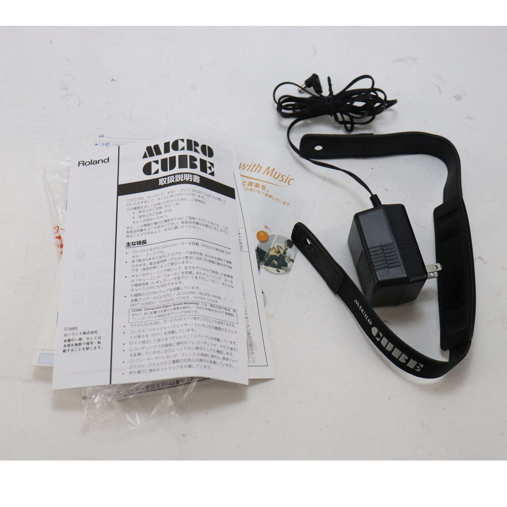 【中古】 ギターアンプ Roland ローランド MICRO CUBE BLACK コンボアンプ 付属品