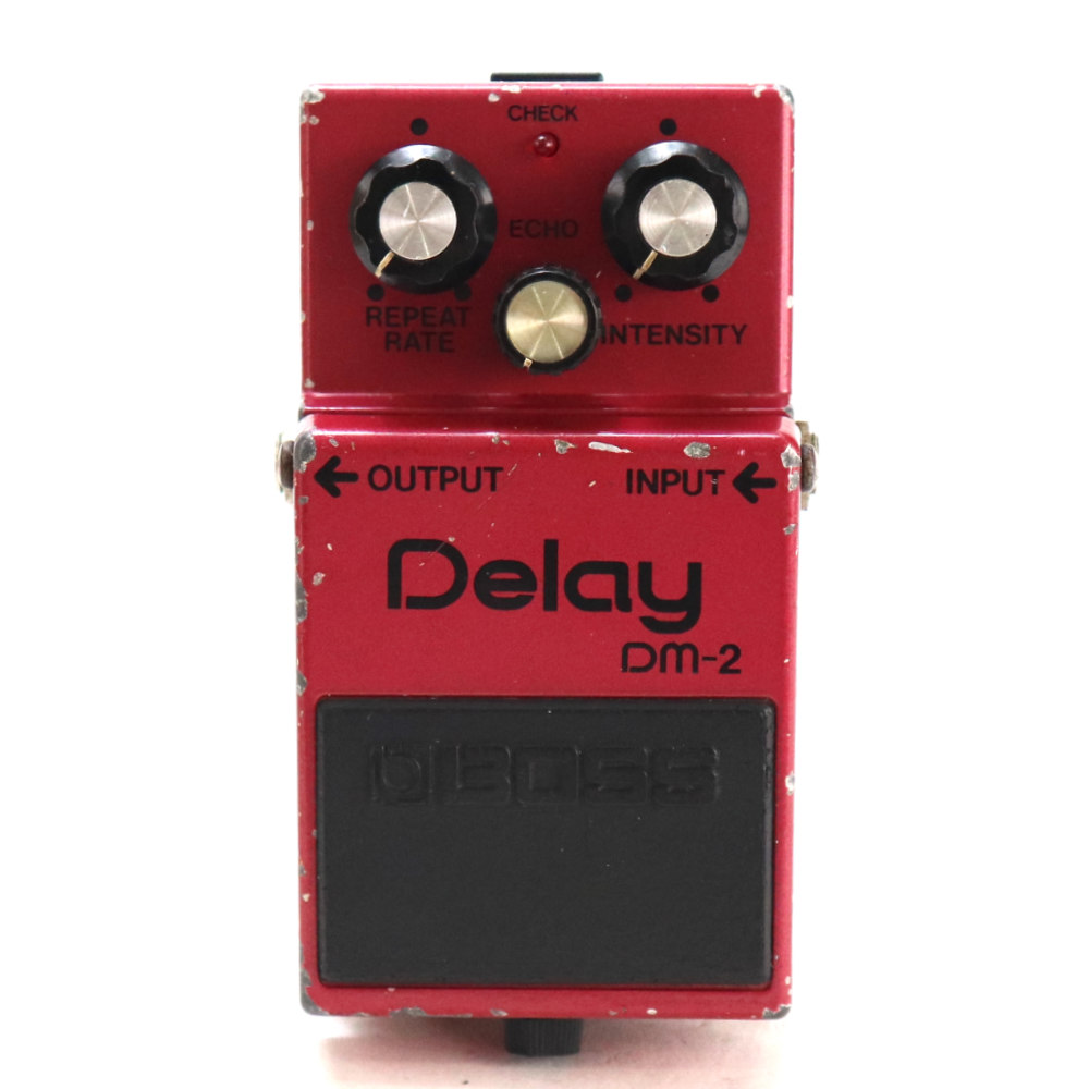 【中古】 アナログディレイ エフェクター BOSS DM-2 Delay 前期モデル アダプタージャック破断あり 電池使用可 Made in Japan ギターエフェクター