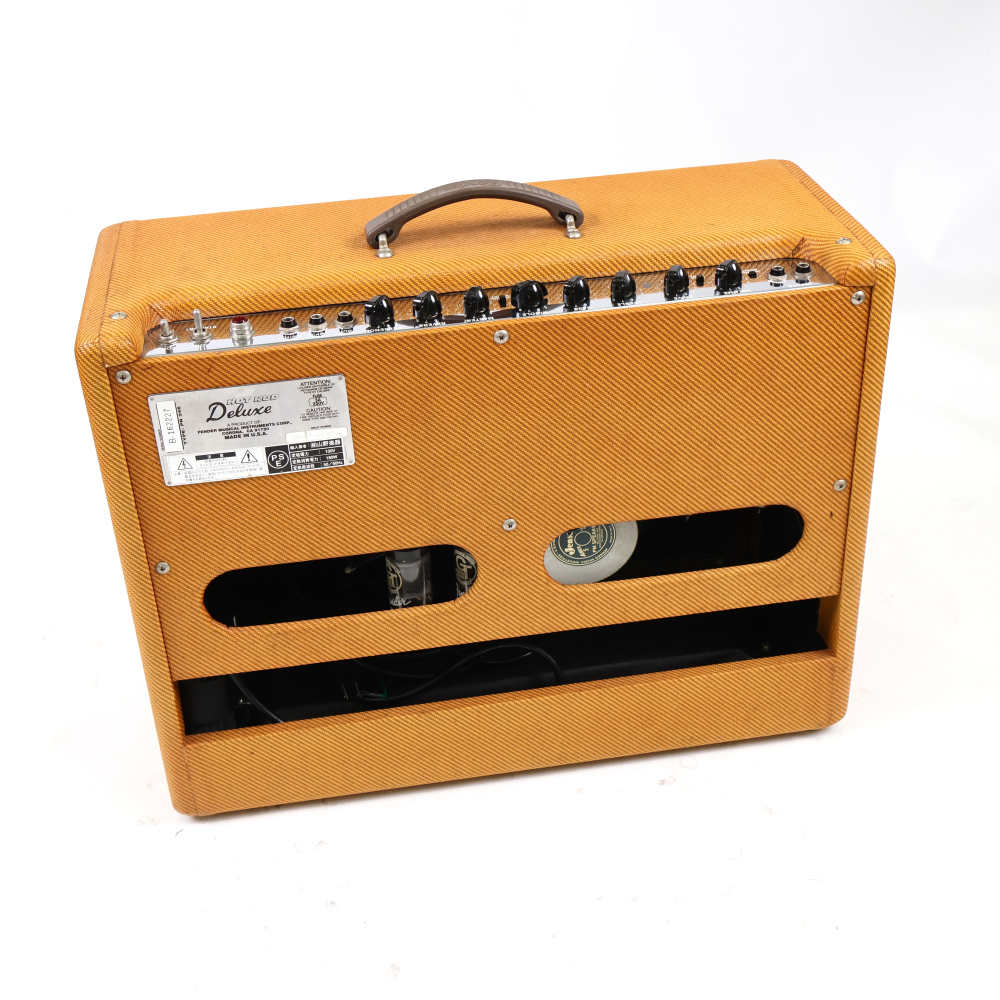 【中古】 ギターアンプ Fender Hot Rod Deluxe Lacquered Tweed 100V仕様 フェンダー ホットロッドデラックス 真空管アンプ リア画像