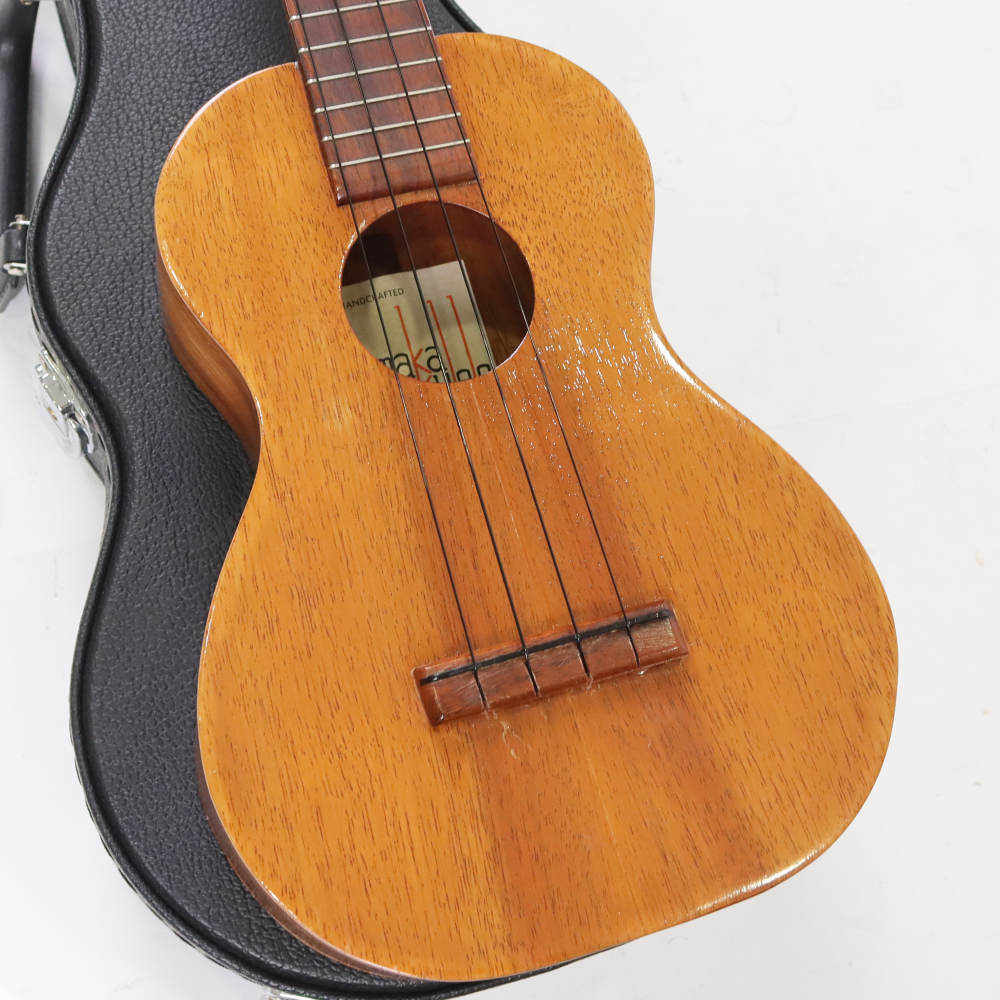 【中古】 ウクレレ KAMAKA ホワイトラベル コンサートウクレレ カマカ 12フレットジョイント 16フレット仕様 ボディ画像 