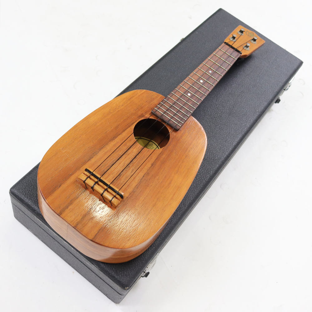 【中古】 ウクレレ ソプラノウクレレ Kelii ケリィ Soprano Pineapple Koa 1990年代後半〜2000年代初頭 旧ゴールドラベル期
