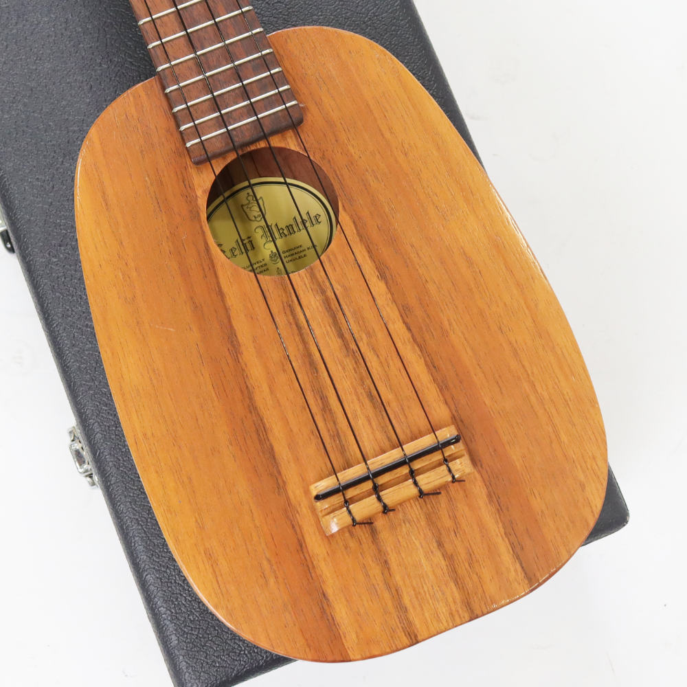 【中古】 ウクレレ ソプラノウクレレ Kelii ケリィ Soprano Pineapple Koa 1990年代後半〜2000年代初頭 旧ゴールドラベル期 ボディ画像