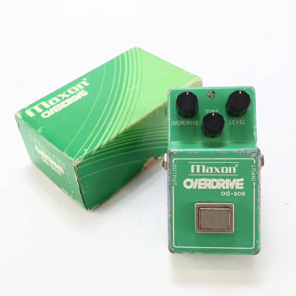 【中古】 Maxon マクソン OD-808 OVERDRIVE Large Case RC4558P オーバードライブ ギターエフェクター