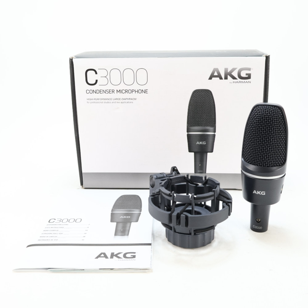 【中古】 マイク AKG C3000 コンデンサーマイク アーカーゲー  アカゲ