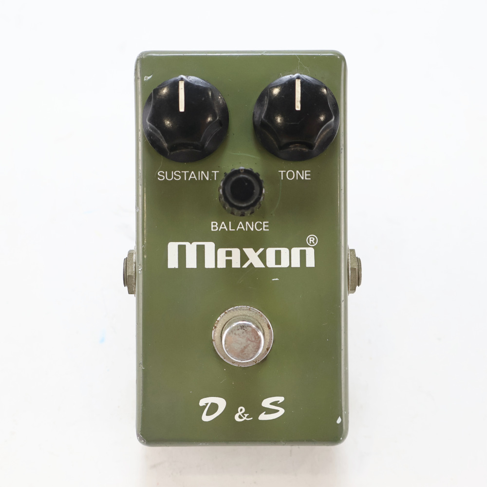【中古】 ディストーションサスティナー MAXON マクソン D&S 初期仕様 前期モデル ギターエフェクター