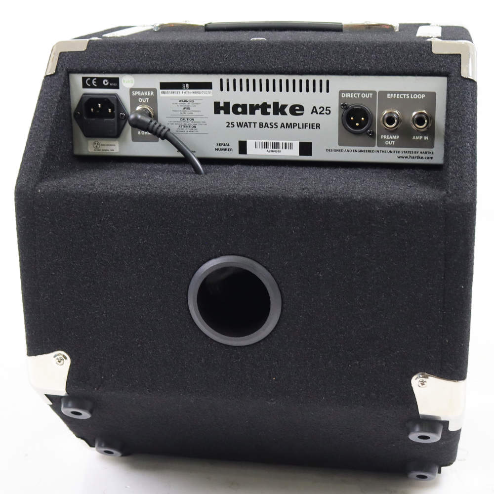 【中古】 ベースコンボアンプ ハートキー Hartke A25 ベーアンプ 本体画像 裏