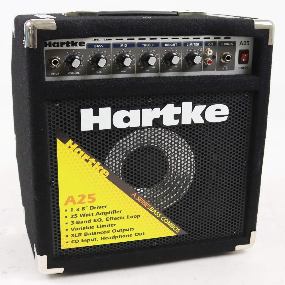 【中古】 ベースコンボアンプ ハートキー Hartke A25 ベーアンプ 本体画像 斜め