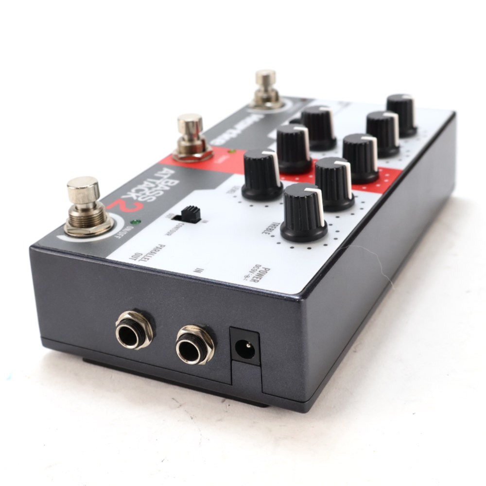 【中古】 ベースプリアンプ Hartke Bass Attack 2 ハートキー ベースアタック リア斜めアングル画像