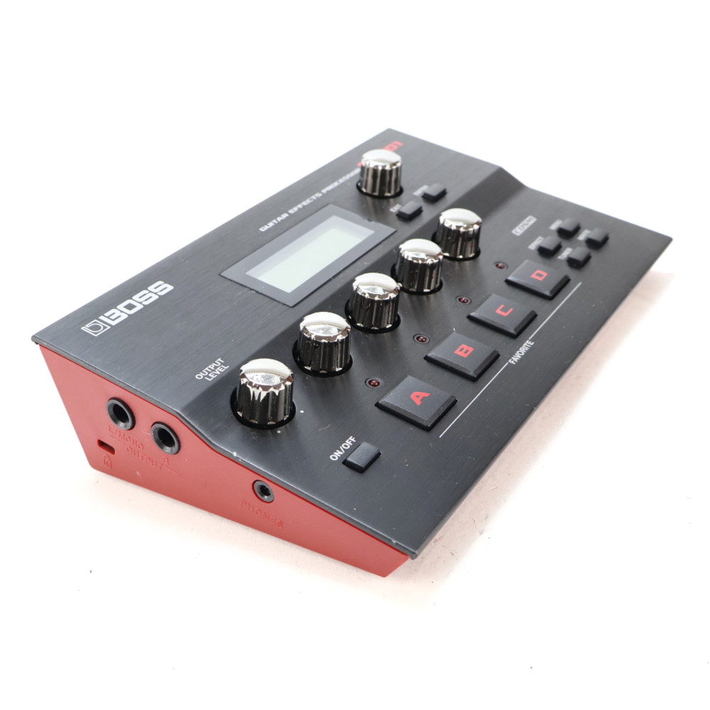 【中古】 ギター用マルチエフェクター BOSS GT-001 ボス マルチエフェクター 斜めアングル画像