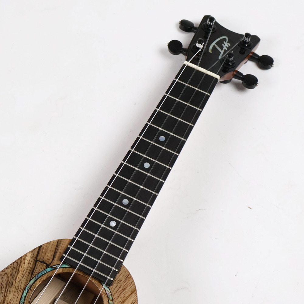 【訳あり】アウトレット ROMERO CREATIONS XS Soprano Spalted Mango Low-Gモデル ソプラノウクレレ 指板