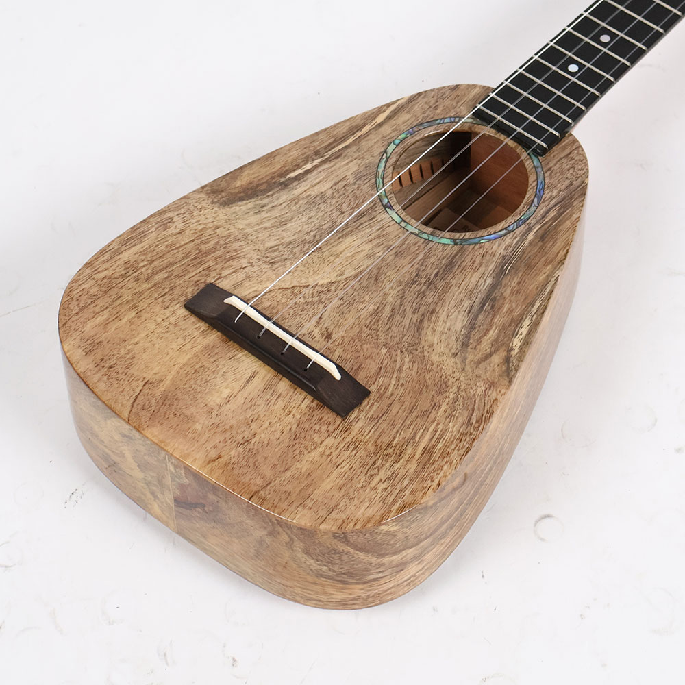 【訳あり】アウトレット ROMERO CREATIONS Tiny Tenor Spalted Mango Low-G テナーウクレレ ボディ