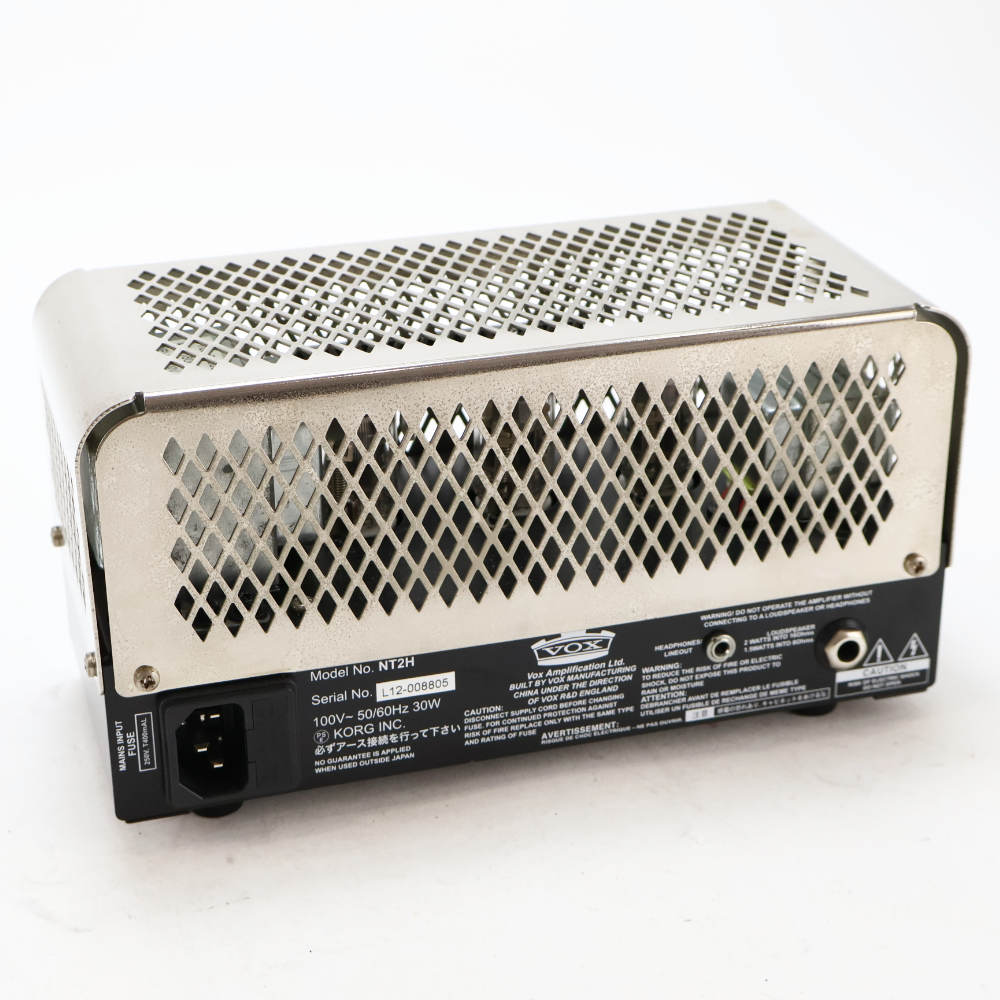 【中古】 ギターアンプヘッド VOX NT2H LIL’ NIGHT TRAIN ナイトトレイン 小型ギターアンプ 本体画像 裏