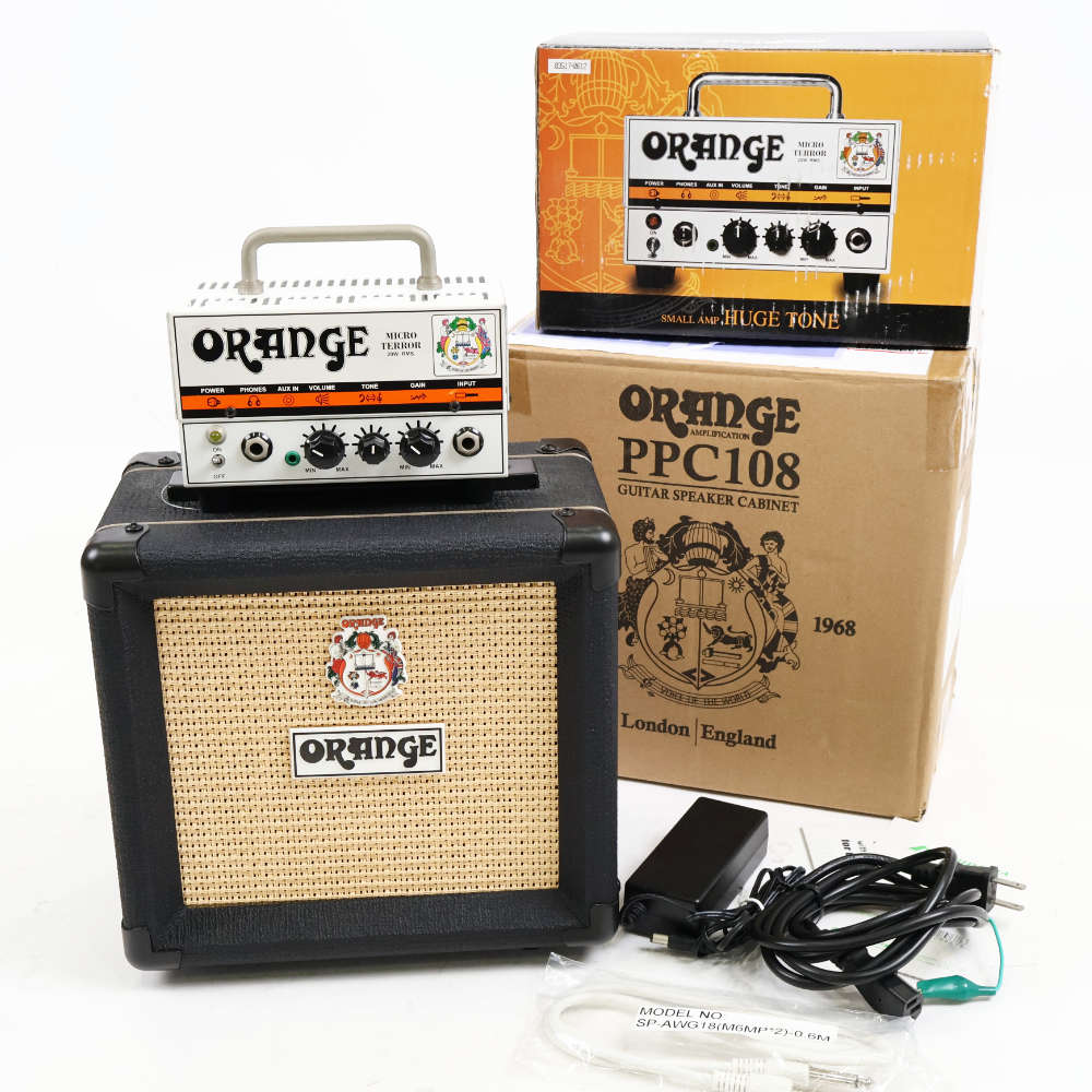 【中古】 ギターアンプヘッド ORANGE オレンジ MICRO TERROR 20 HEAD PPC108スピーカーセット マイクロテラー