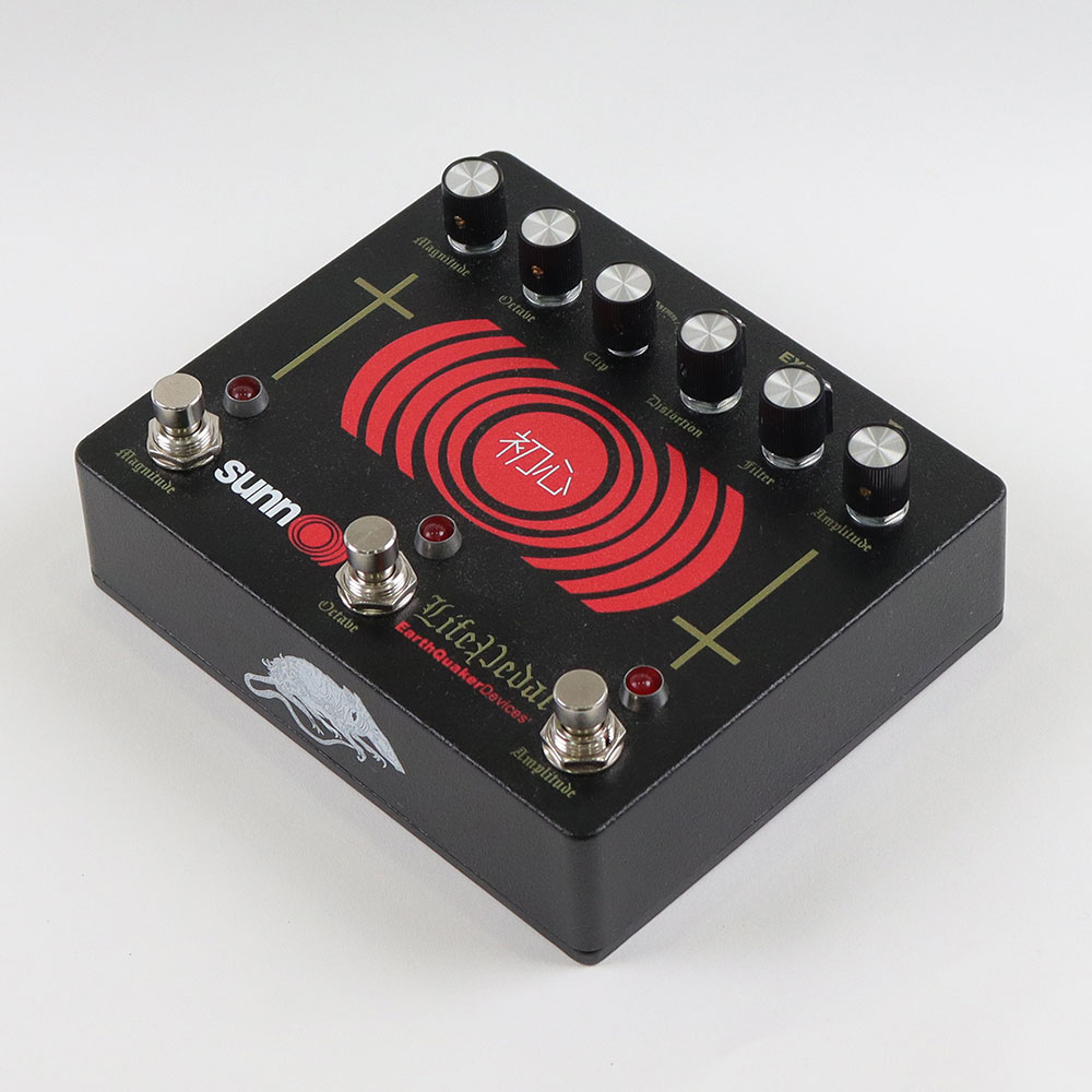 【訳あり】アウトレット EarthQuaker Devices アースクエイカーデバイセス EQD SUNN O))) Life Pedal V3 オクターブディストーション&ブースター 全体