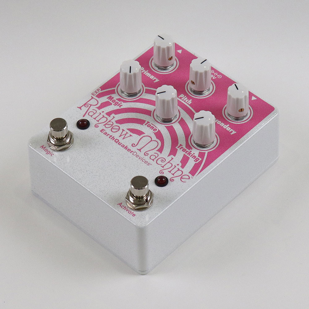 【訳あり】アウトレット EarthQuaker Devices アースクエイカーデバイセス EQD Rainbow Machine White Sparkle ピッチシフター 全体