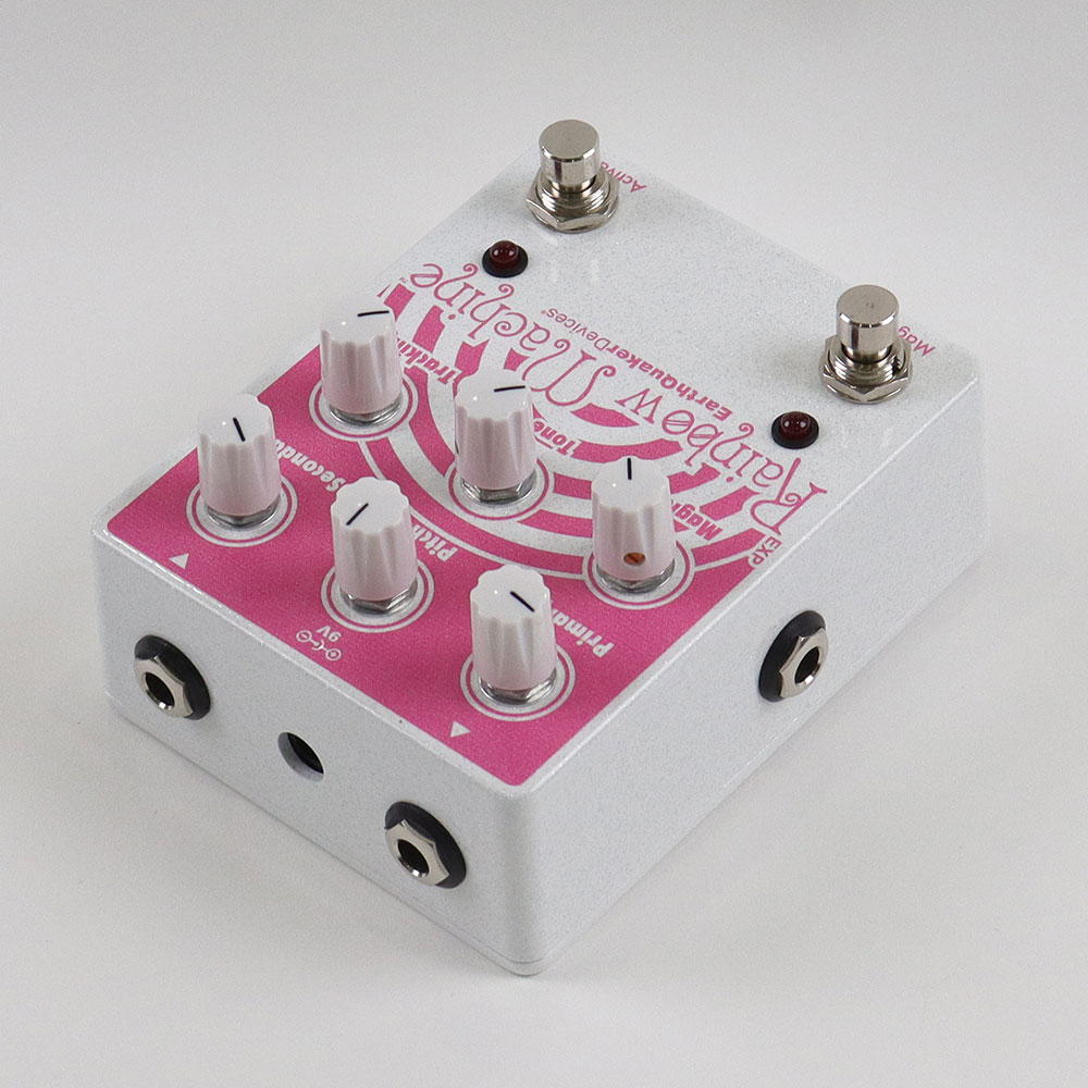 【訳あり】アウトレット EarthQuaker Devices アースクエイカーデバイセス EQD Rainbow Machine White Sparkle ピッチシフター 全体