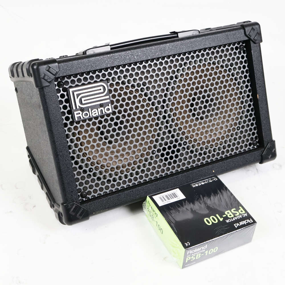 【中古】 ギターアンプ ローランド ROLAND CUBE Street BK 乾電池駆動パフォーマンス用ステレオアンプ ギターアンプ
