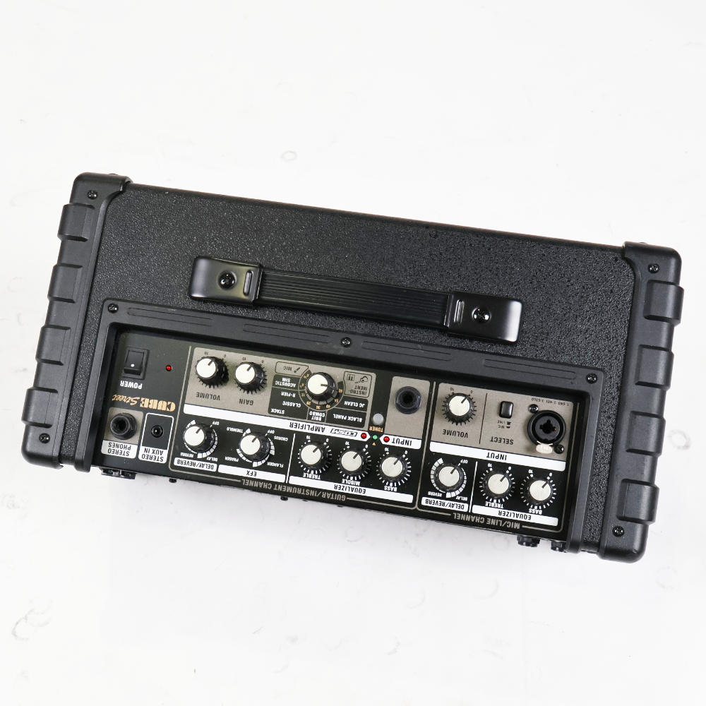 【中古】 ギターアンプ ローランド ROLAND CUBE Street BK 乾電池駆動パフォーマンス用ステレオアンプ ギターアンプ コントロール