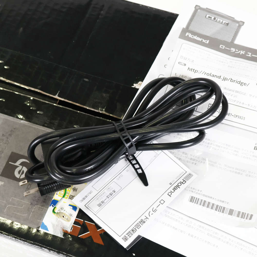 【中古】 ギターアンプ ROLAND CUBE-20GX 付属品画像