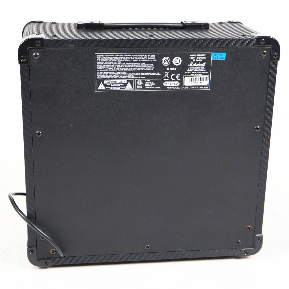 【中古】ギターアンプ マーシャル MARSHALL MG15CFX 小型ギターアンプ コンボ 本体画像 裏