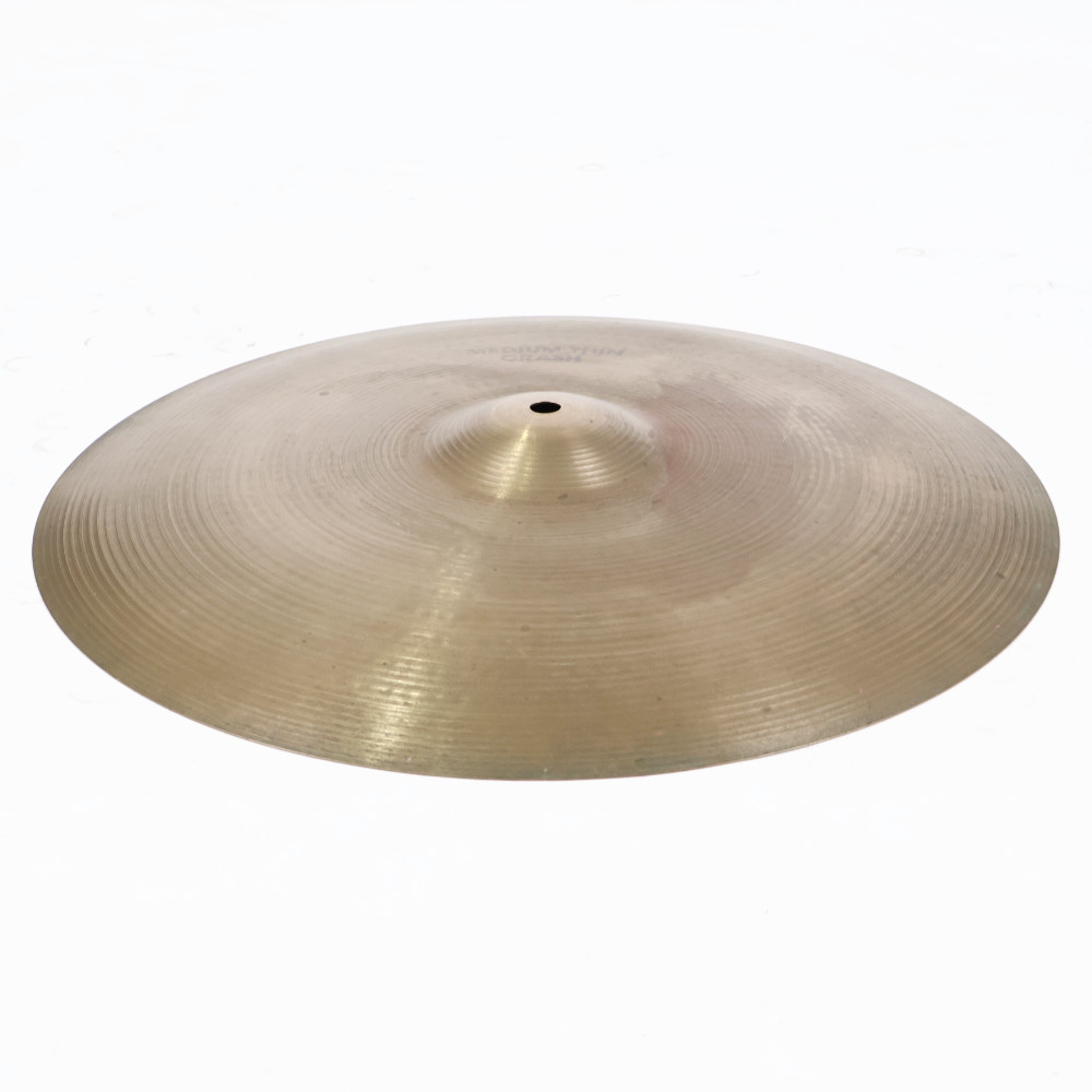【中古】 クラッシュシンバル ジルジャン ZILDJIAN A Zildjian MEDIUM THIN CRASH 16インチ 70s〜80s クラッシュシンバル 本体画像 斜め 