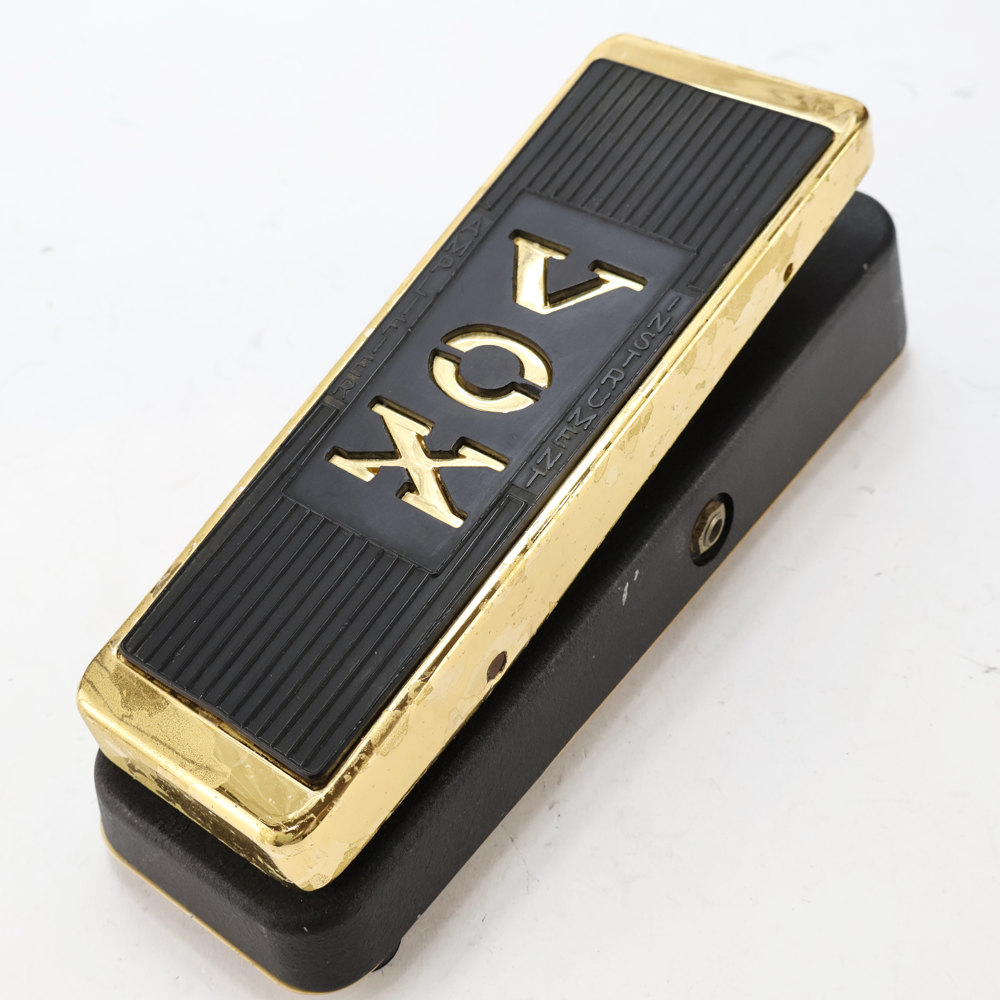 【中古】 ワウペダル エフェクター VOX V847G ゴールドカラーモデル USA製 アダプター端子なし 電池駆動のみ