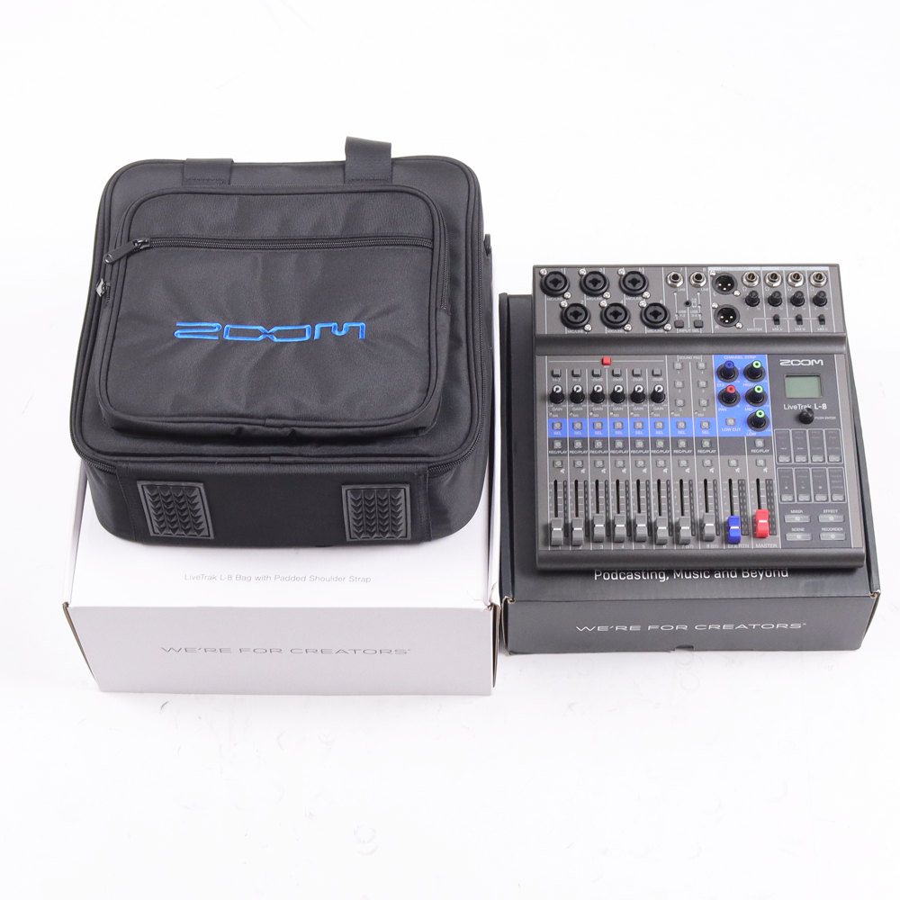 【中古】 ライブミキサー＆レコーダー ズーム ZOOM LIVETRAK L-8 8チャンネル