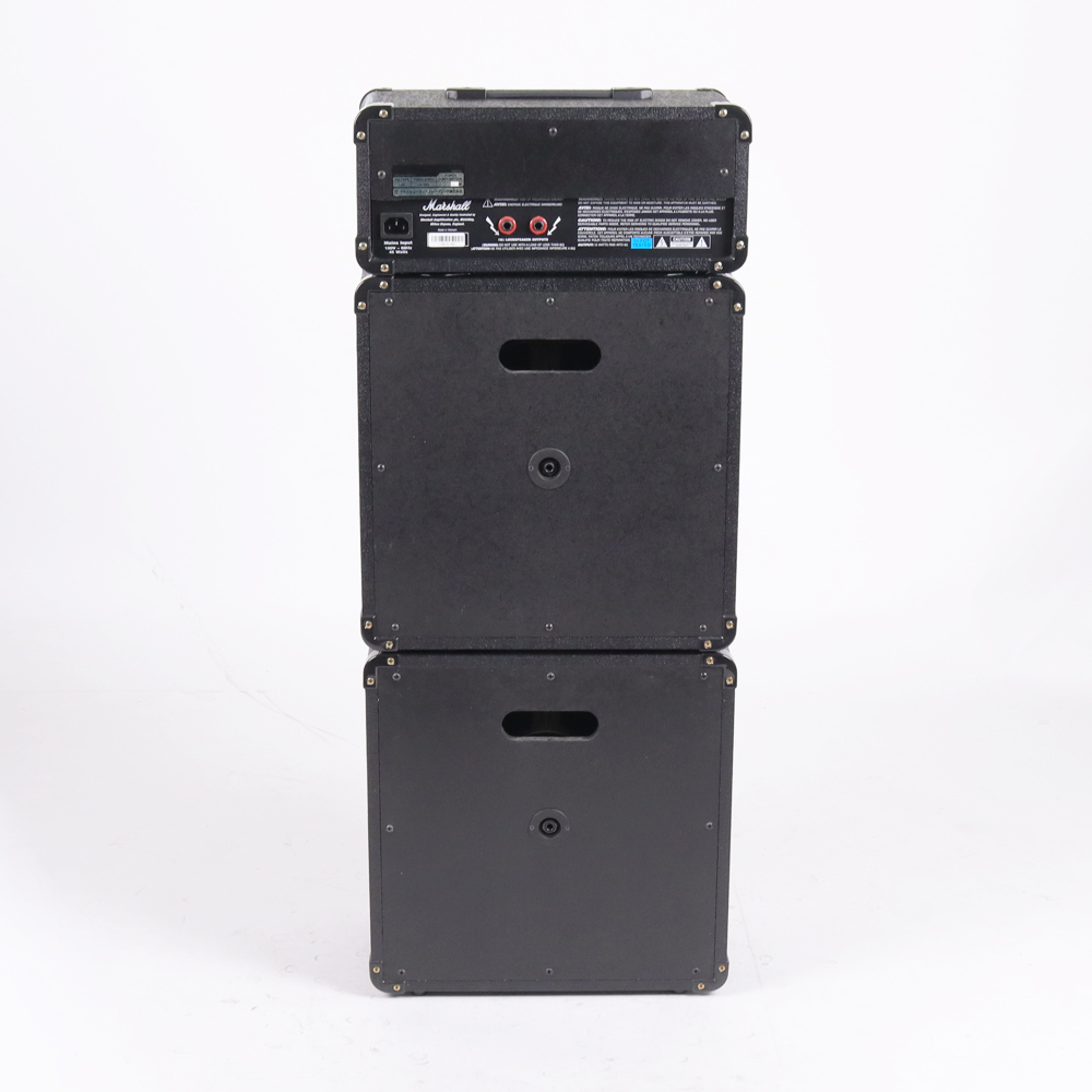 【中古】 マイクロスタックギターアンプ MARSHALL MG15MSZW Microstack Amp 側面