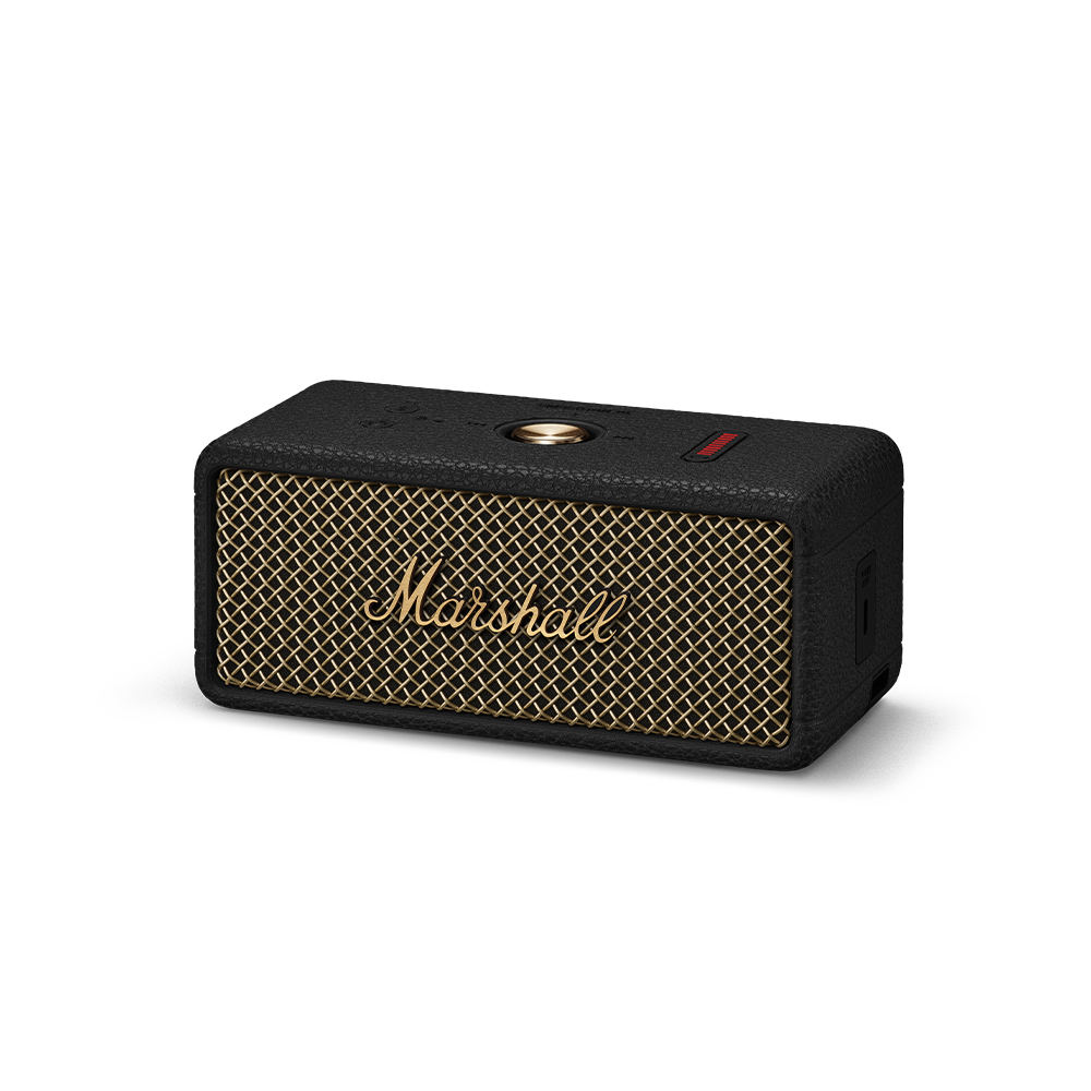 MARSHALL マーシャル Emberton III Vintage Black ワイヤレススピーカー Bluetoothスピーカー ヴィンテージブラック 右斜めアングル画像
