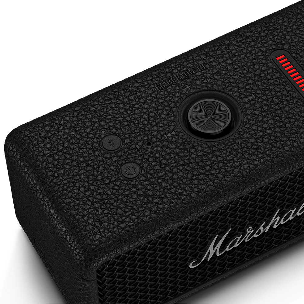 MARSHALL マーシャル Emberton III Black and Silver ワイヤレススピーカー Bluetoothスピーカー ブラック&シルバー トップアップ画像
