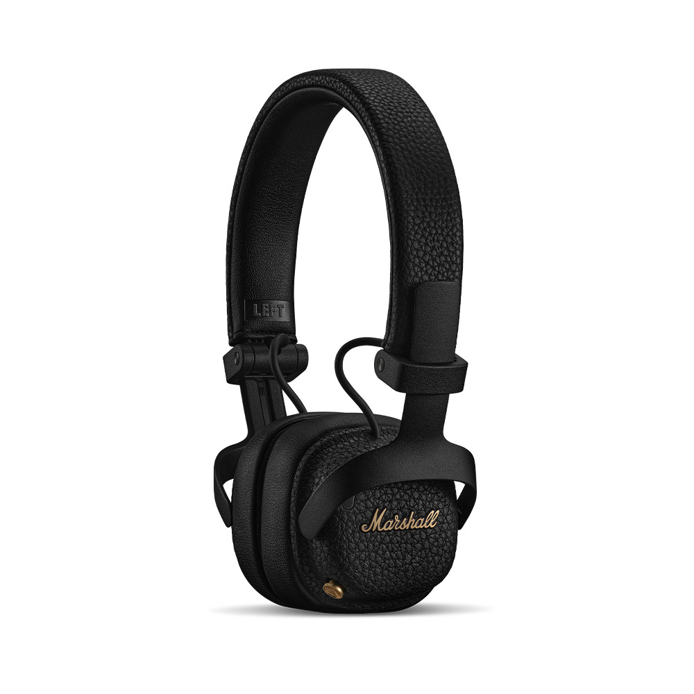 MARSHALL マーシャル Milton A.N.C. Black ワイヤレスヘッドホン ブラック Bluetooth 6.0 斜めアングル画像1