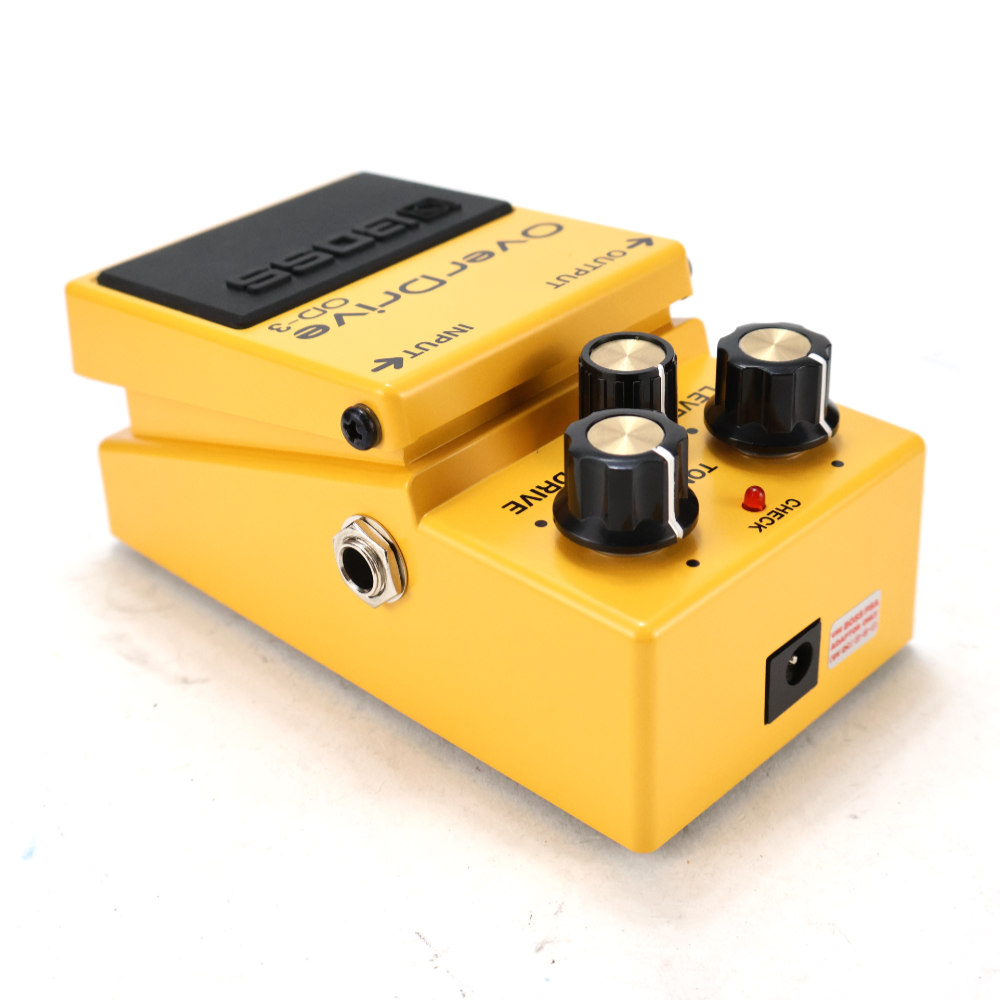 【中古】 オーバードライブ エフェクター BOSS OD-3 Over Drive ギターエフェクター リア斜めアングル画像