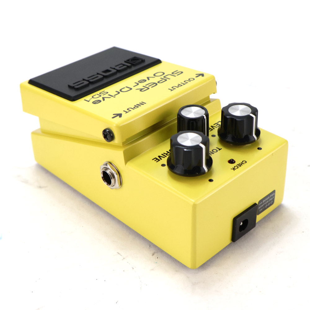 【中古】 スーパーオーバードライブ エフェクター BOSS SD-1 Super Over Drive ギターエフェクター リア斜めアングル画像