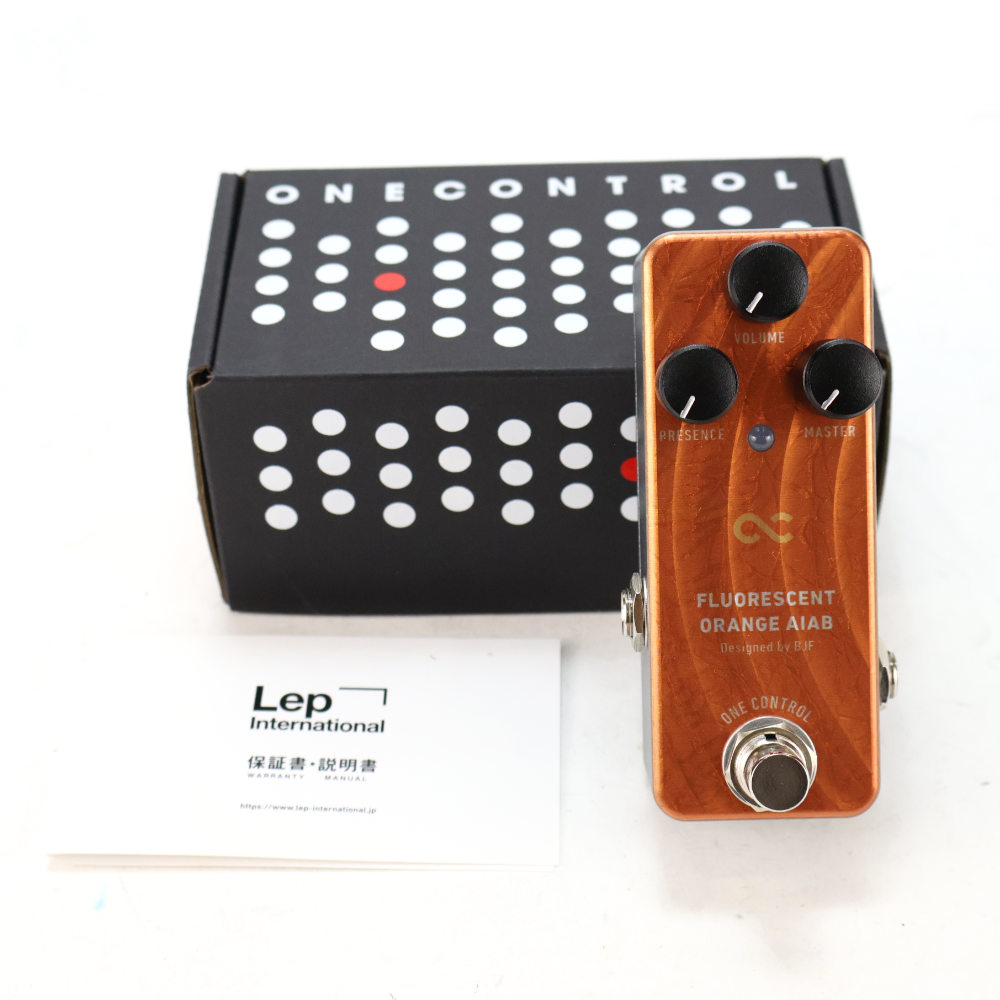 【中古】 One Control FLUORESCENT ORANGE AIAB オーバードライブ ギターエフェクター